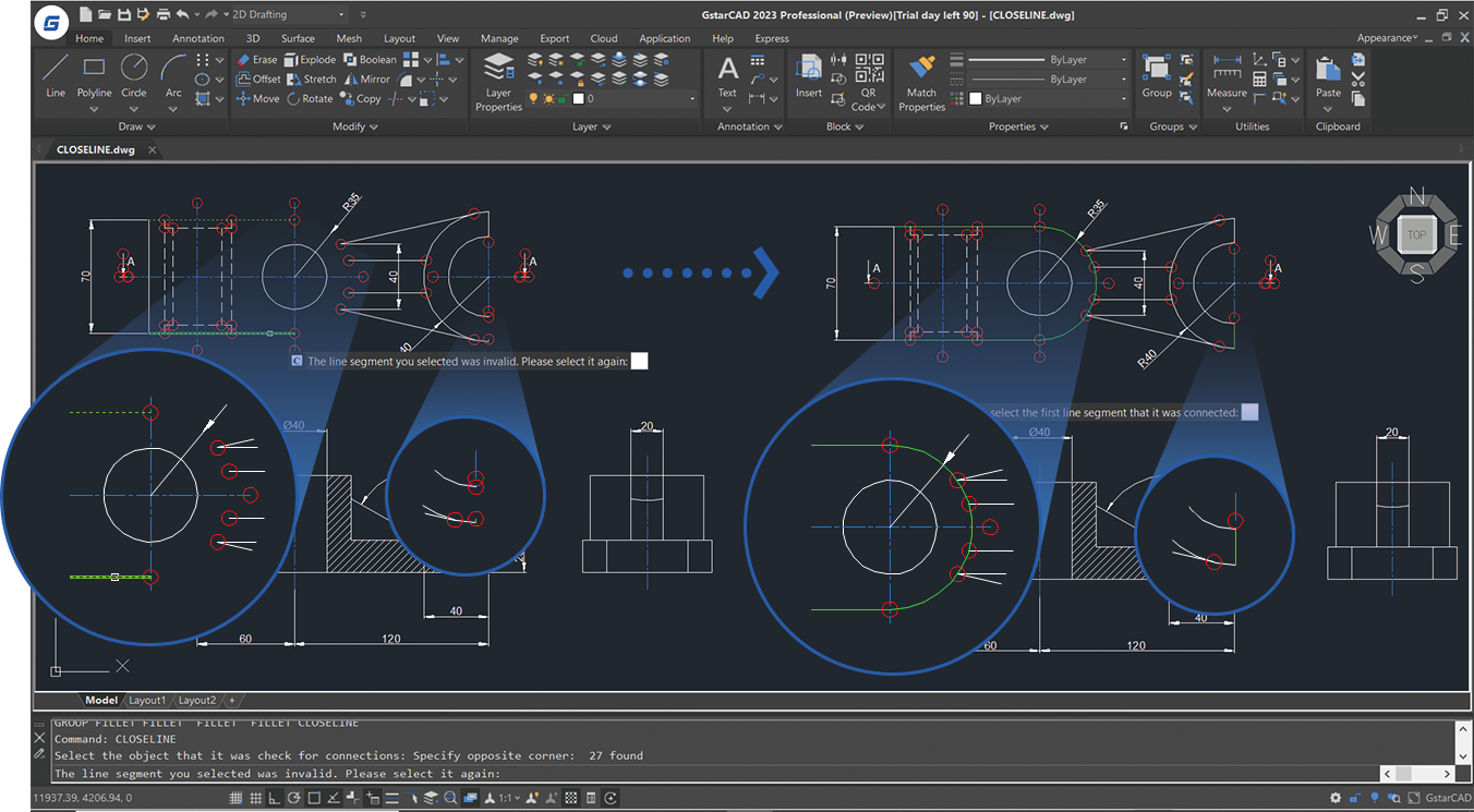 AutoCAD Map 3D 2023 Ajuda, Sobre como mesclar recursos